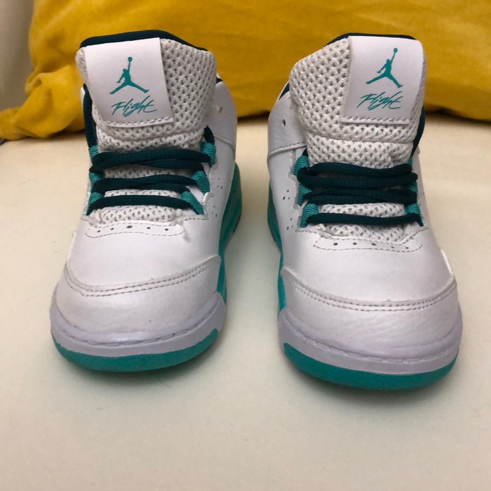 White and turquoise Jordan
